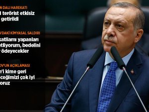 Cumhurbaşkanı Erdoğan Grup toplantısında konuştu