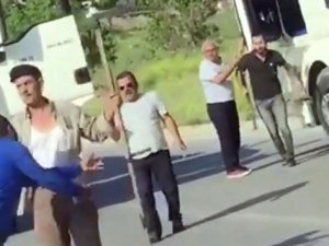 Tırpanlı tır şoförü dehşeti