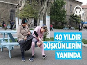 'Kanatsız melek' 40 yıldır düşkünlerin yanında