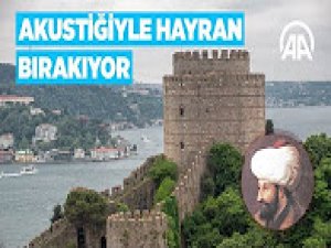 Fatih Sultan Mehmet'in divanhanesi akustiğiyle şaşırtıyor