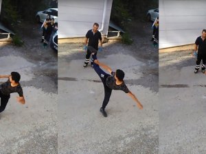 Uyuşturucu bağımlısından 112 ekibine 'kungfulu' tepki