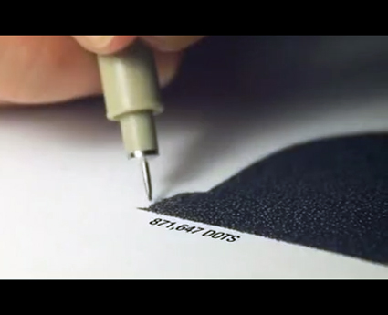 Bu resimde tam 3,2 milyon nokta var