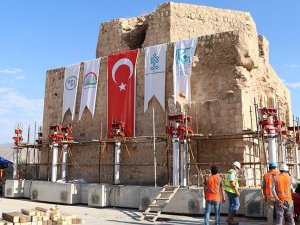 Tarihi Artuklu Hamamı böyle taşındı