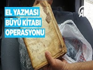 El yazması büyü kitabı operasyonu