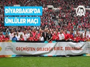 Diyarbakır'daki ünlüler maçı