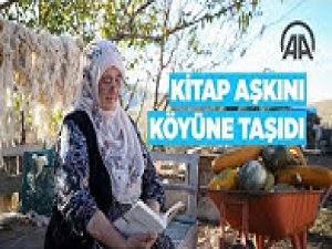 Şehir hayatına sığdıramadığı kitap aşkını köyüne taşıdı