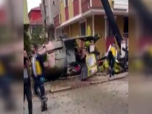 Sancaktepe'de helikopter düştü! 3 asker şehit, 1 asker yaralı