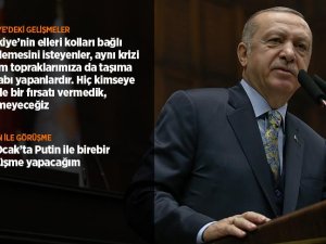 Cumhurbaşkanı Erdoğan konuştu