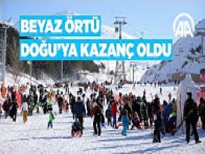 Beyaz örtü Doğu'ya kazanç oldu