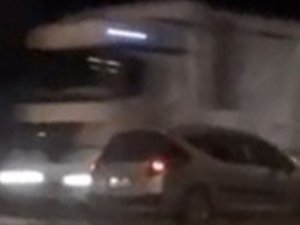 Ters şeritteki maganda korku dolu anlar yaşattı