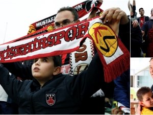 Görme engelli Kaan Eskişehirspor'un uğuru oldu