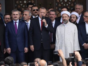 Erdoğan, Alibeyköy'deki Hacı Osman Torun Camisi'nin açılışında konuştuı