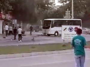 Servis şoförü dehşet saçtı