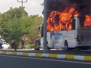 Balıkesir'de yolcu otobüsü alev aldı! 5 ölü