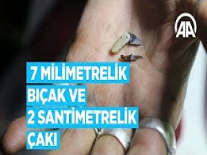 Mini bıçakların ustası 'Şirin Baba'nın Guinness hayali