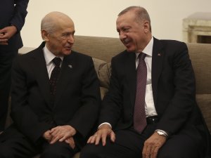 Cumhurbaşkanı Erdoğan, MHP lideri Bahçeli İle Görüştü