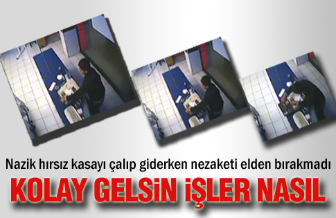 Önce soydu sonra kolay gelsin dedi