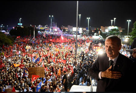 Başbakana muhteşem karşılama